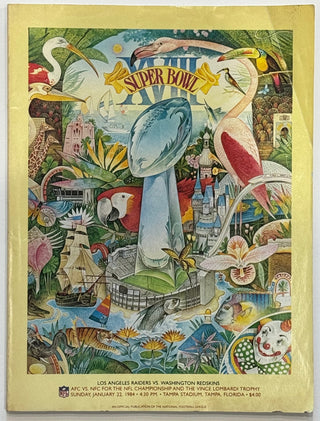 Super Bowl XVIII Unsigned Program