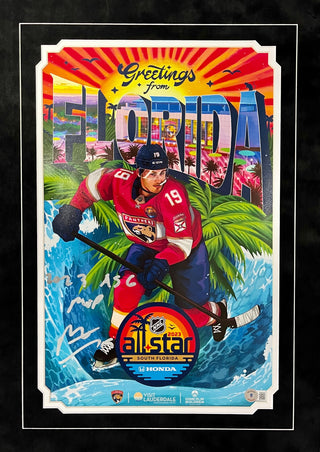 Matthew Tkachuk "2023 ASG MVP" Autographed Framed 2023 NHL All Star Game Poster