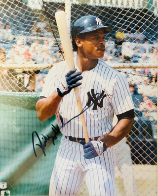 Rickey Henderson Autographed 8x10 Baseball Photo