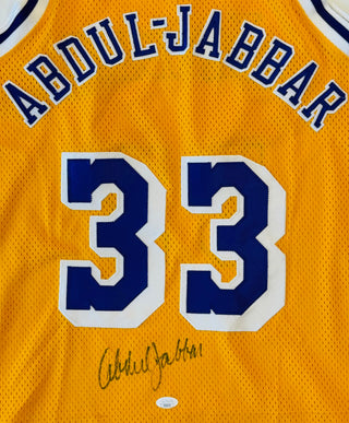 Kareem Abdul Jabbar Autographed Lakers Jersey (JSA)