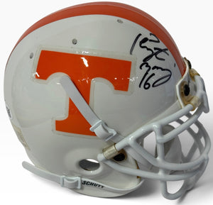 Peyton Manning Autographed Tennessee Volunteers Schutt Mini Helmet (JSA)