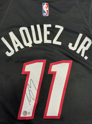 Jaime Jaquez Jr. Autographed Nike Heat Black Swingman Jersey (Beckett)