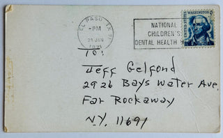 Don Maynard Autographed Football Postcard