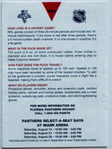 Wayne Huizenga Autographed 1993 Inaugural Year Panthers Schedule