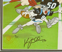 Kerry Collins Tony Boselli Signed "I Say, I Say Ouch" L.E. Cel 9/250 Warner Bros. 1995
