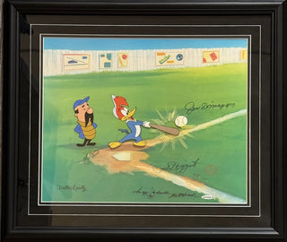 Reggie Jackson Signed "Woody Gets A Hit" Special Edition Cel APIV / XXV Upper Deck