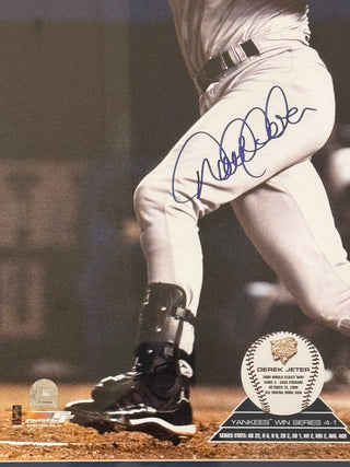 Derek Jeter Autographed 16X20 Framed Photo (Steiner & MLB Auth)