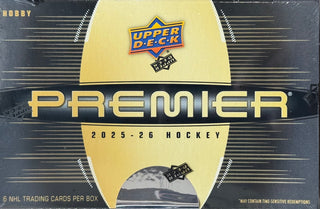 2025-26 Upper Deck Premier Hockey Hobby Box