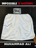 Muhammad Ali Autographed Framed Everlast Boxing Trunks (JSA/Online Authentics)