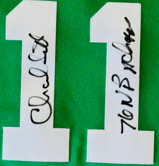 Charlie Scott Autographed Celtics Basketball Jersey
