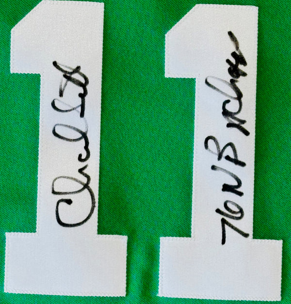 Charlie Scott Autographed Celtics Basketball Jersey