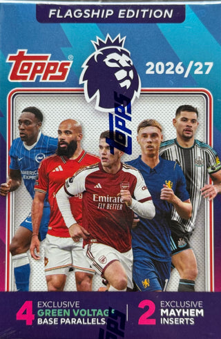2026-27 Topps English Premier League Soccer Flagship Edition Blaster Box
