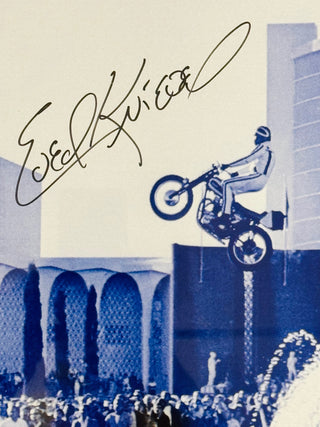 Evel Knievel Autographed Signed Caesars Las Vegas Jump 16x20 Photo (JSA)