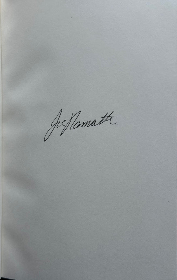 Joe Namath All The Way My Life In Four Quarters Autographed Book