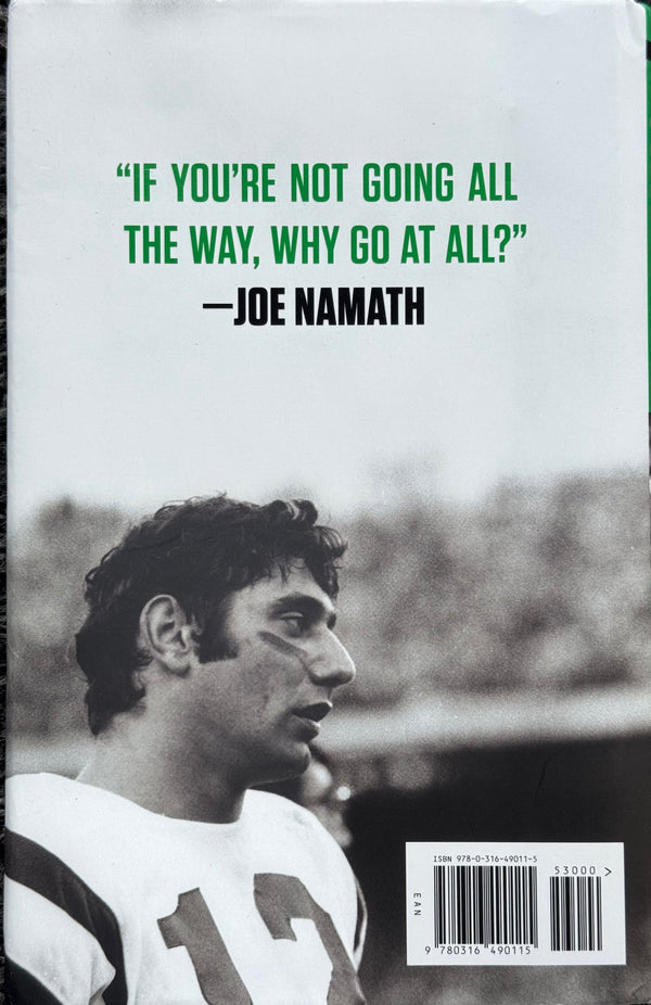 Joe Namath All The Way My Life In Four Quarters Autographed Book