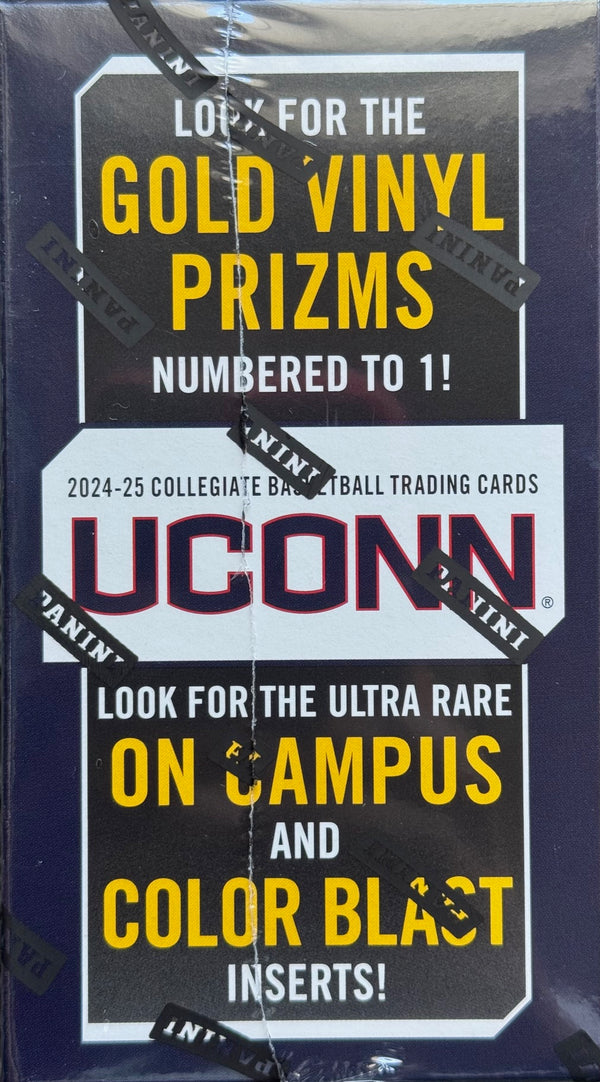2024-25 Panini UConn Collegiate Basketball Blaster Box (Exclusive Red White & Blue Parallels