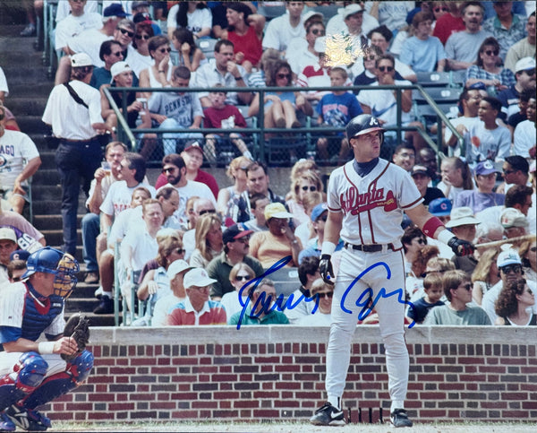 Javy Lopez Autographed Braves 8x10 Baseball Photo
