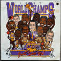 Pat Riley Signed L.A. Lakers 1987 World Champs - Just Say No! Original Vinyl Album (JSA)