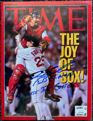 Keith Foulke Autographed Time Magazine November 8 2004 (JSA)