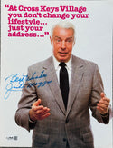 Joe DiMaggio New York Yankees Autographed Cross Keys Village Brochure (JSA)
