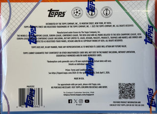 2024-25 Topps UEFA Club Competitions Finest Soccer Hobby Box