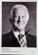 Bob Uecker Autographed Brewers 5x7 Photo (JSA)