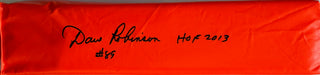 Dave Robinson Packers Signed Orange Endzone Pylon w/HOF 2013 (Schwartz Sports)