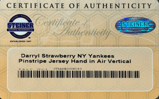 Darryl Strawberry Autographed 8x10 Baseball Photo (Steiner)