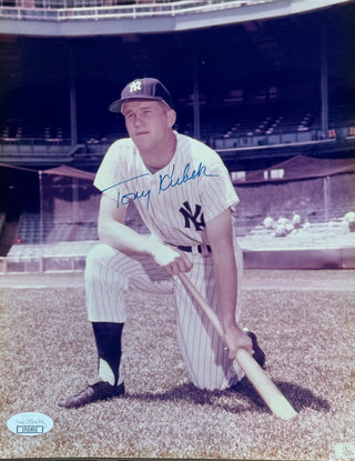 Tony Kubek Autographed Yankees 8x10 Baseball Photo (JSA)