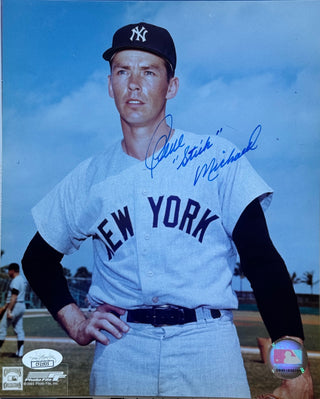 Gene Michael Autographed Yankees 8x10 Baseball Photo (JSA)