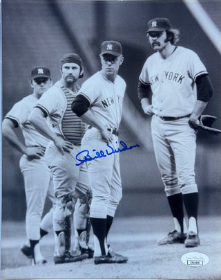 Bill Virdon Autographed Yankees 8x10 Baseball Photo (JSA)