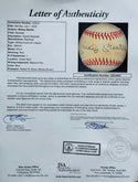 Mickey Mantle Autographed American League Baseball (JSA)