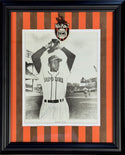Satchel Paige Autographed Browns 8x10 Baseball Framed Photo (JSA)