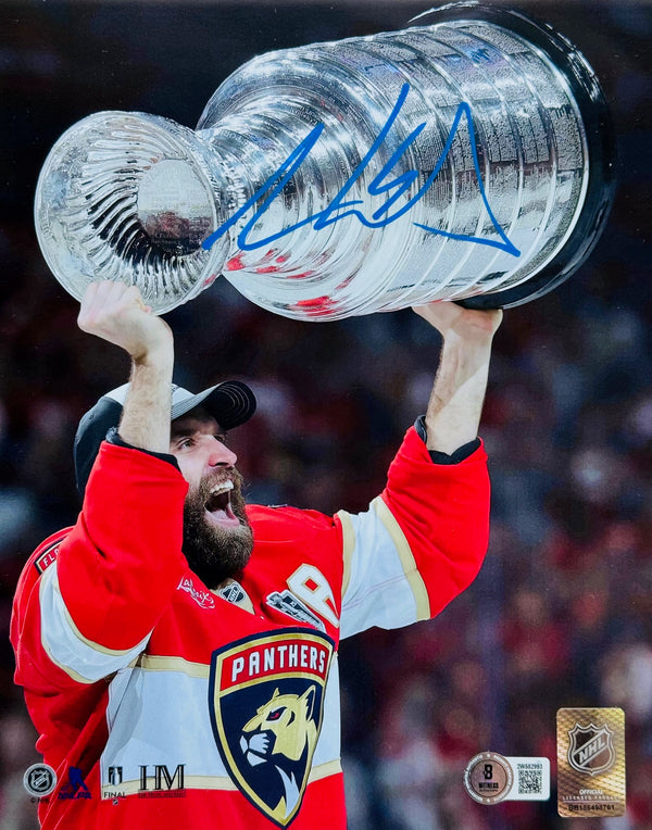 Aaron Ekblad Autographed Panthers 8x10 Photo (Beckett Witness)