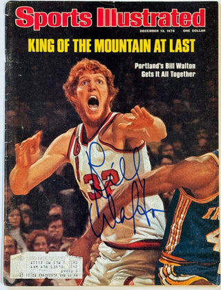 Bill Walton Autographed Sports Illustrated Cover December 13 1976