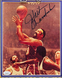 Wilt Chamberlain Autographed Framed 8x10 Photo (JSA)