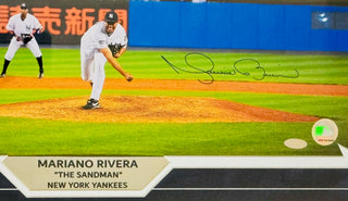 Mariano Rivera Autographed 16X20 Framed Baseball Photo (Steiner)