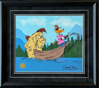Chuck Jones Signed "Fish Tale" L.E. Cel207/500 Warner Bros. Animation Art 1995