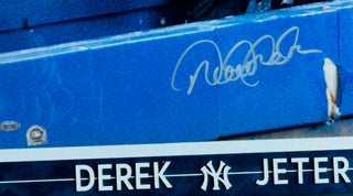 Derek Jeter The Dive Autographed 16X20 Framed Photo (Steiner & MLB Auth)