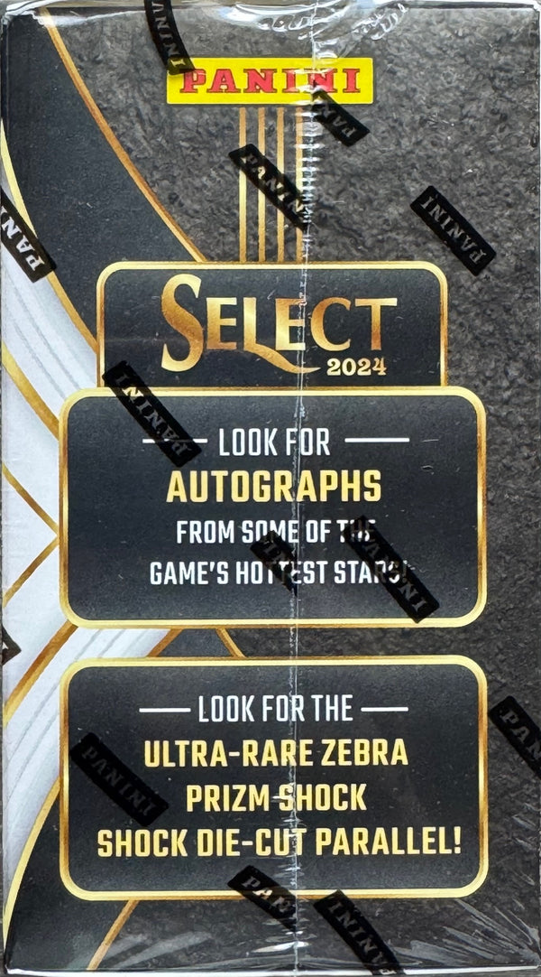 2024 Panini Select Hobby Mega Box (Mega Exclusive Black&Orange Prizm Shock Die Cuts)