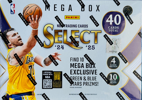 2024-25 Panini Select Basketball Hobby Mega Box (Exclusive Green & Blue Star Prizms)