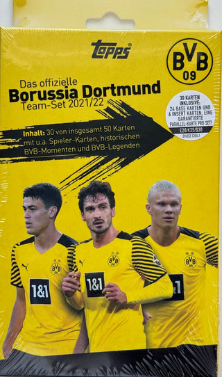 2021-22 Topps Borussia Dortmund Official Team Set Box