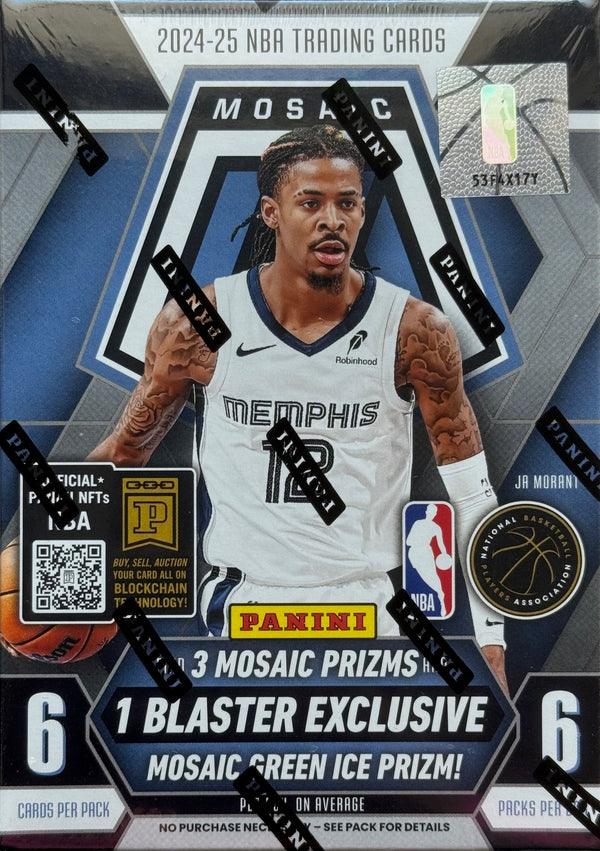 2024-25 Panini Mosaic Basketball Hobby Blaster Box (1 Blaster Exclusive Green Ice Prizm)