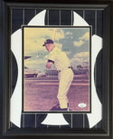 Mickey Mantle Autographed 8x10 Framed Baseball Photo (JSA)
