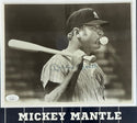 Mickey Mantle Autographed 8x10 Framed Baseball Photo (JSA)