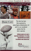O.J. Simpson Autographed Bills 8x10 Football Photo (JSA)