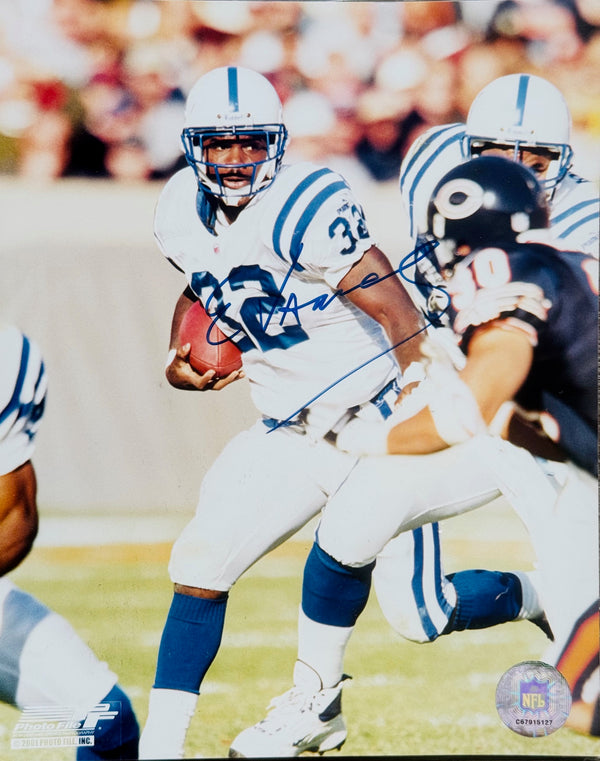 Edgerrin James Autographed 8x10 Football Photo