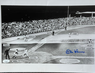 Don Larsen Autographed Yankees 11x14 Baseball Photo (JSA)