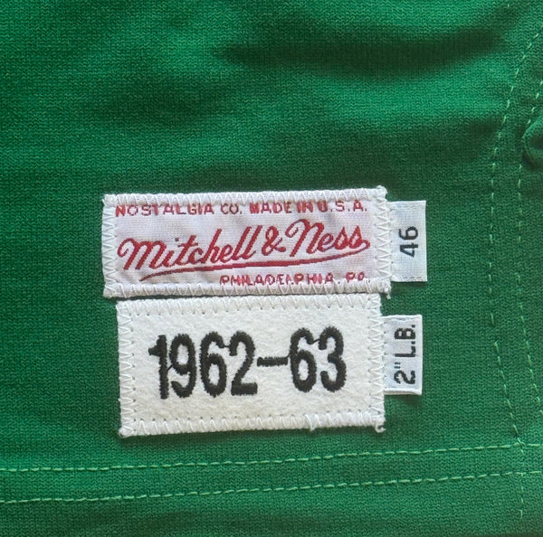 William F Russell Autographed Mitchell & Ness Boston Celtics Authentic Jersey