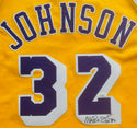Magic Johnson Autographed Lakers Mitchell & Ness Authentic Jersey (JSA)